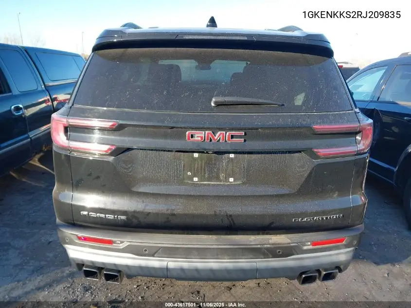 1GKENKKS2RJ209835 2024 GMC Acadia Fwd Elevation