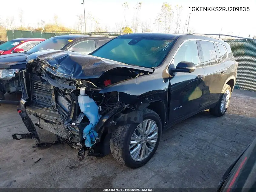 1GKENKKS2RJ209835 2024 GMC Acadia Fwd Elevation