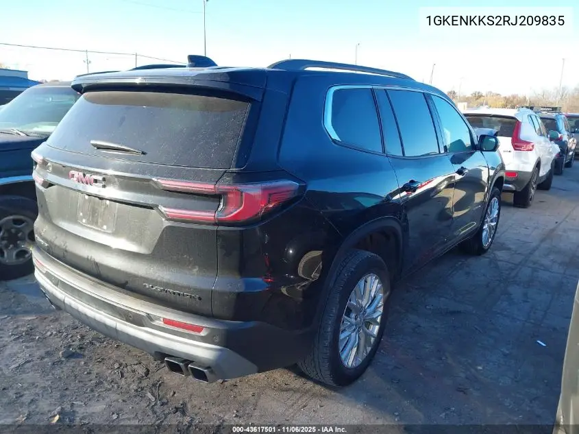 1GKENKKS2RJ209835 2024 GMC Acadia Fwd Elevation