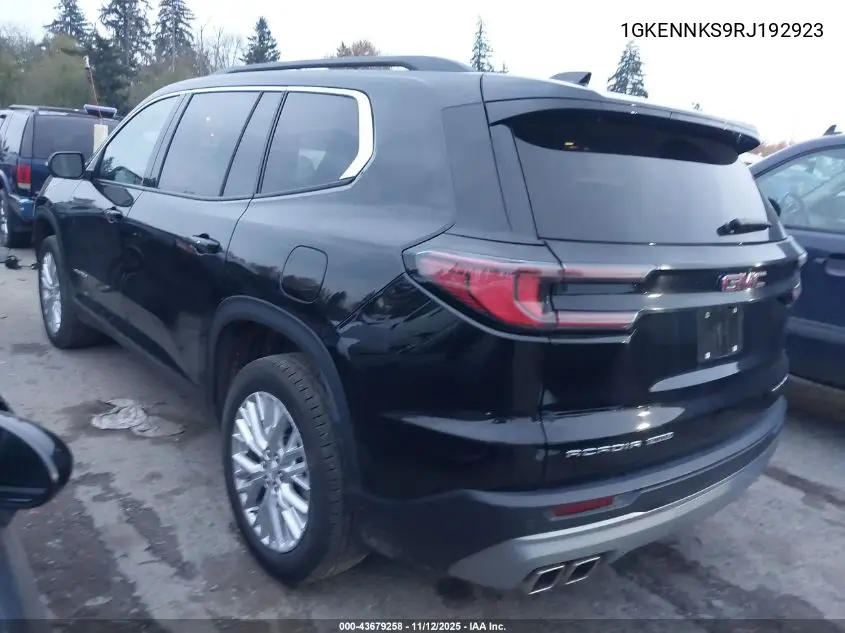 1GKENNKS9RJ192923 2024 GMC Acadia Awd Elevation