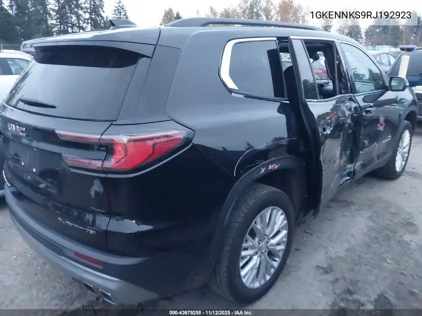 1GKENNKS9RJ192923 2024 GMC Acadia Awd Elevation