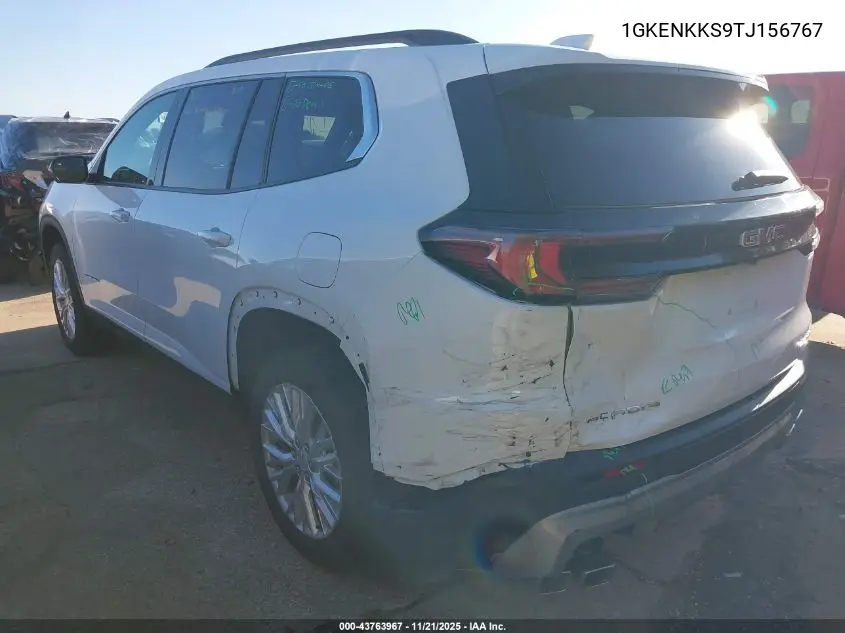 1GKENKKS9TJ156767 2026 GMC Acadia Elevation Fwd
