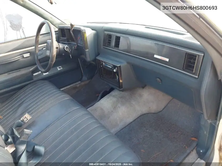 3GTCW80H6HS800693 1987 GMC Caballero