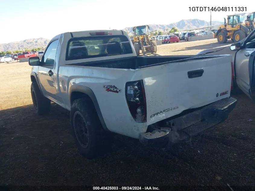 1GTDT146048111331 2004 GMC Canyon Sle