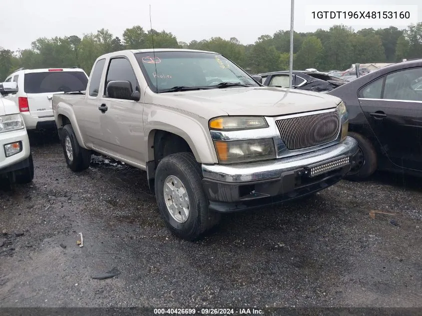 1GTDT196X48153160 2004 GMC Canyon Sle