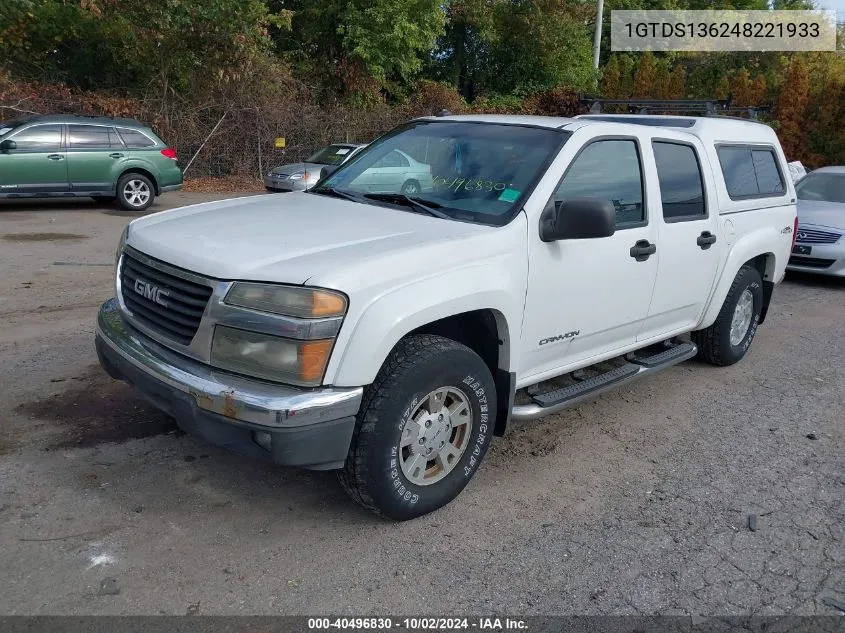 1GTDS136248221933 2004 GMC Canyon Sle