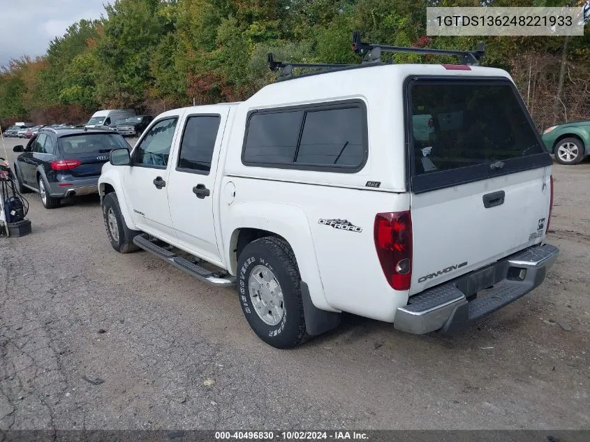 1GTDS136248221933 2004 GMC Canyon Sle