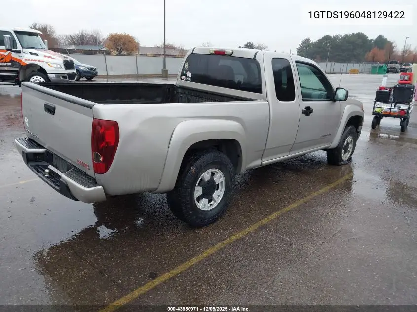 1GTDS196048129422 2004 GMC Canyon Sle
