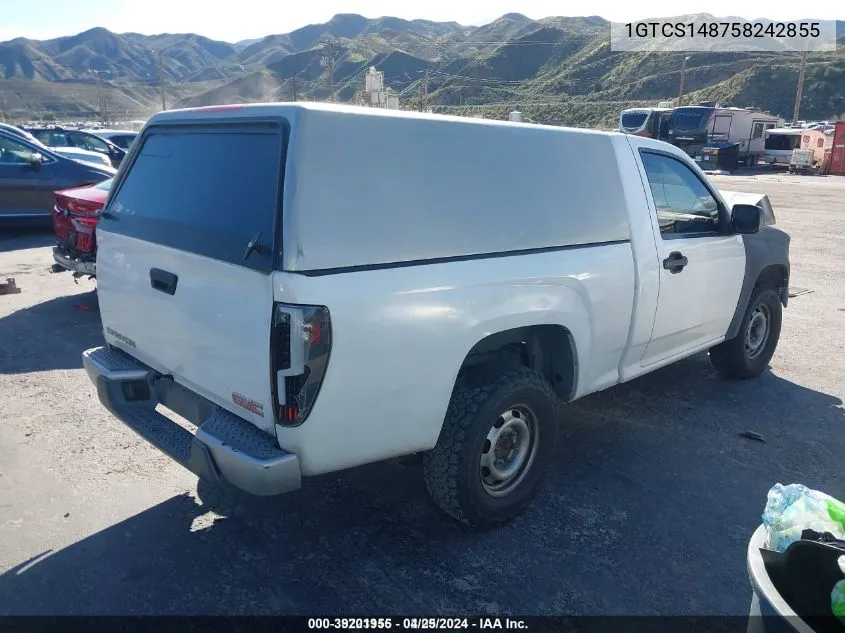 1GTCS148758242855 2005 GMC Canyon Fleet