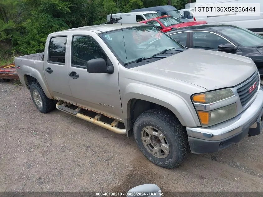 1GTDT136X58256444 2005 GMC Canyon Sle