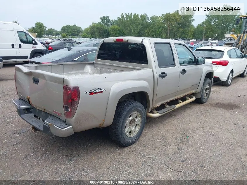 1GTDT136X58256444 2005 GMC Canyon Sle