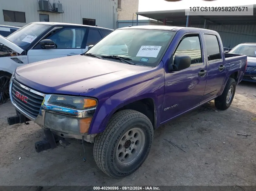 1GTCS136958207671 2005 GMC Canyon