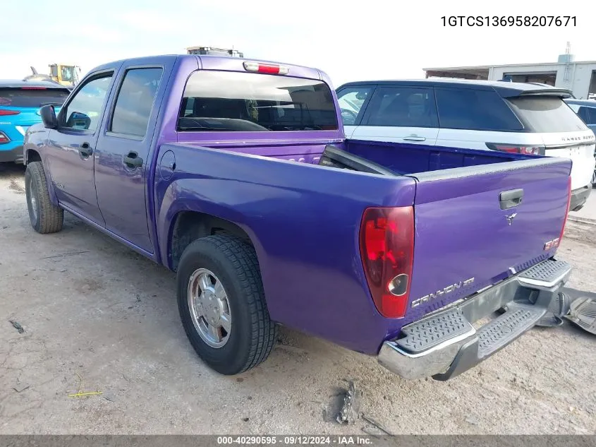 1GTCS136958207671 2005 GMC Canyon