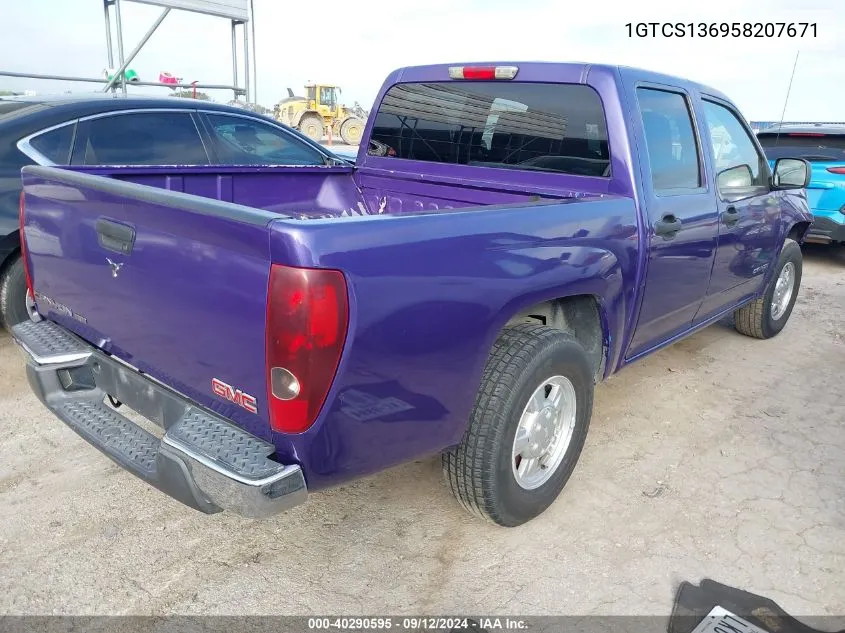 1GTCS136958207671 2005 GMC Canyon