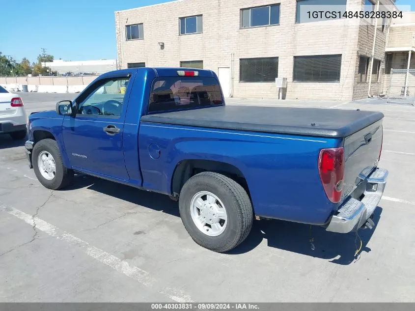 1GTCS148458288384 2005 GMC Canyon Sl