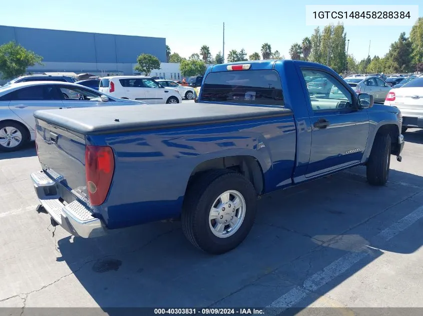 1GTCS148458288384 2005 GMC Canyon Sl