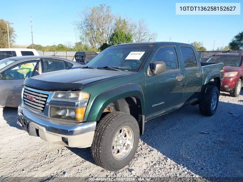 1GTDT136258152627 2005 GMC Canyon Sle