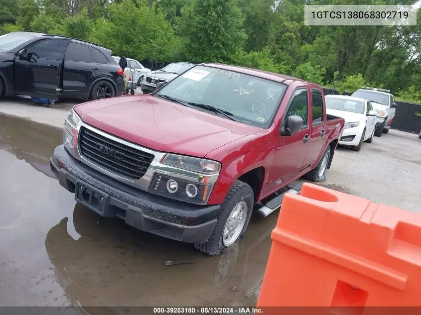 1GTCS138068302719 2006 GMC Canyon Sle1