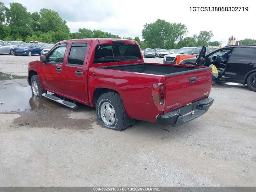 1GTCS138068302719 2006 GMC Canyon Sle1