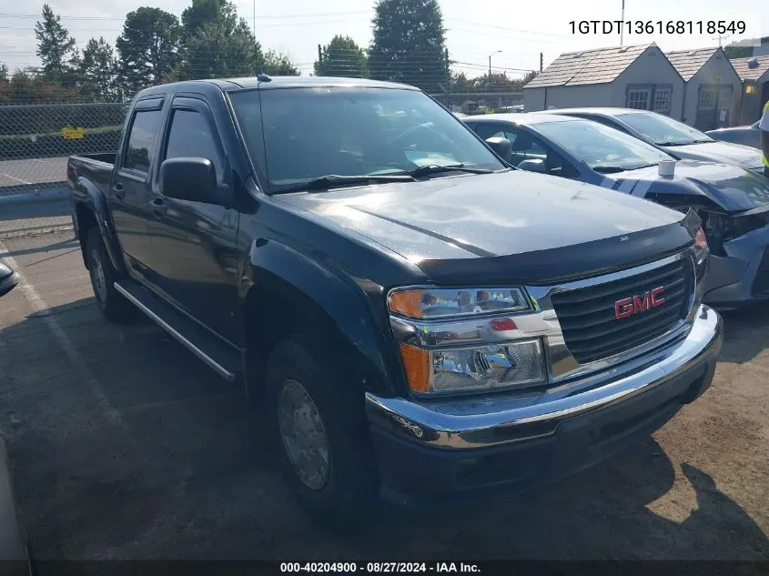 1GTDT136168118549 2006 GMC Canyon Slt