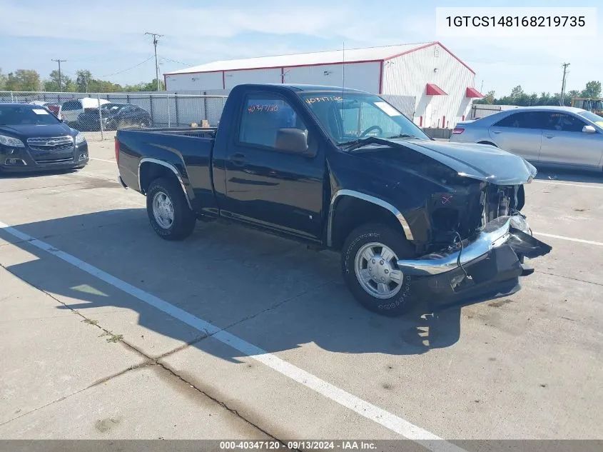 1GTCS148168219735 2006 GMC Canyon Sl