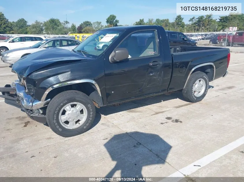 1GTCS148168219735 2006 GMC Canyon Sl