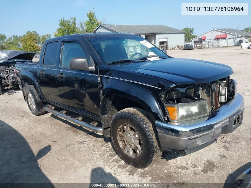 1GTDT13E778106964 2007 GMC Canyon