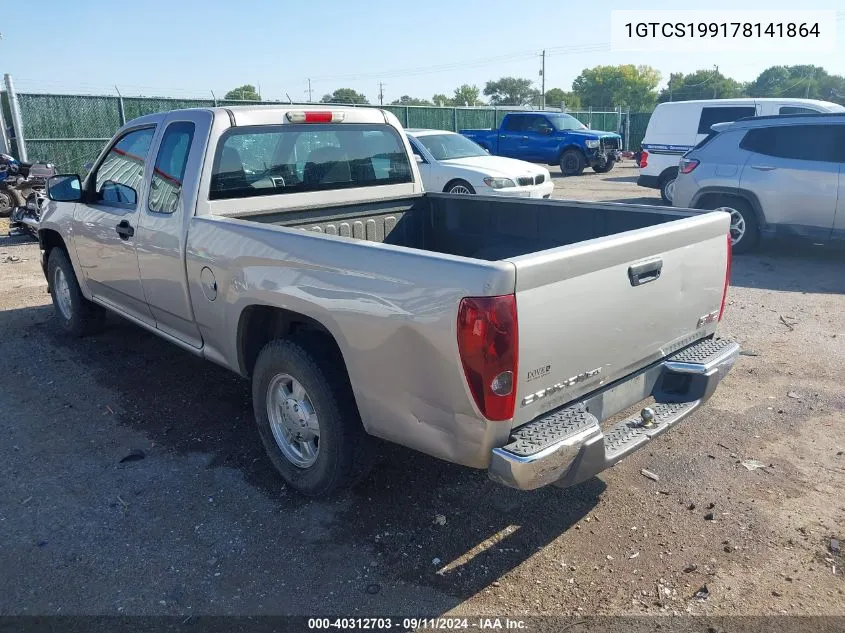 1GTCS199178141864 2007 GMC Canyon Sle1