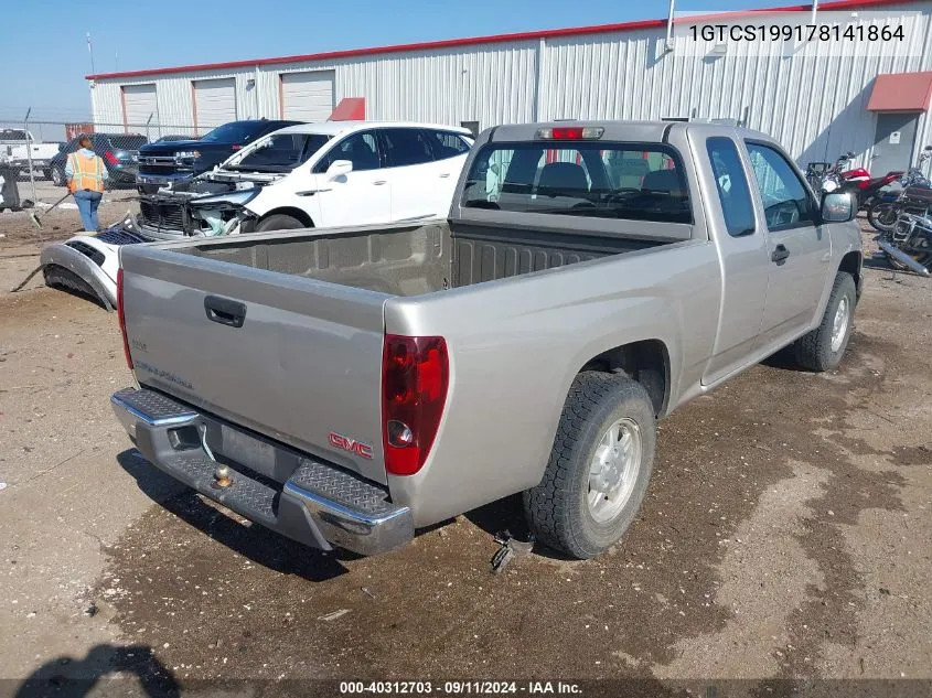 1GTCS199178141864 2007 GMC Canyon Sle1