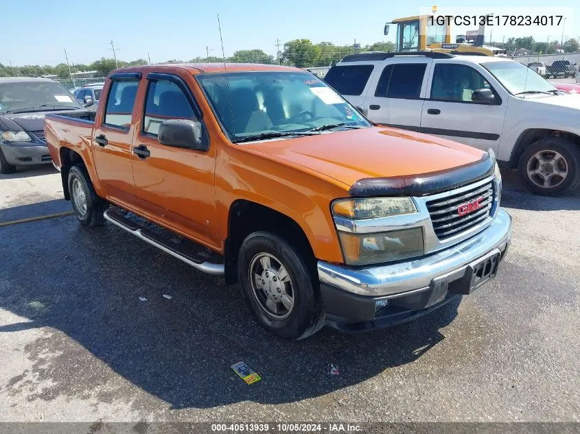 1GTCS13E178234017 2007 GMC Canyon Sle1