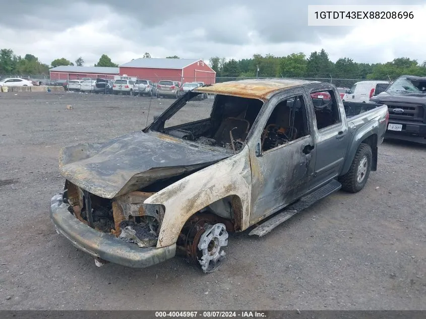 1GTDT43EX88208696 2008 GMC Canyon Sle2