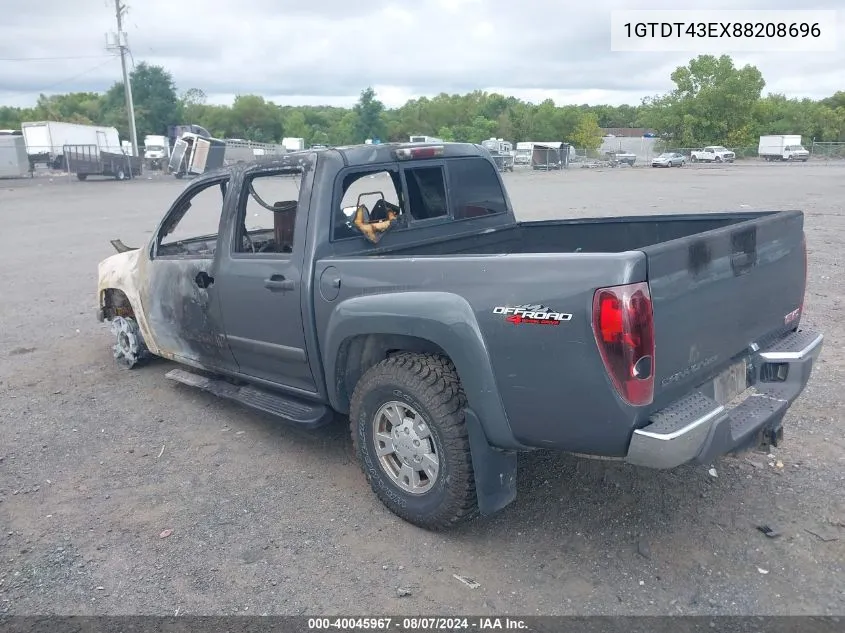 1GTDT43EX88208696 2008 GMC Canyon Sle2