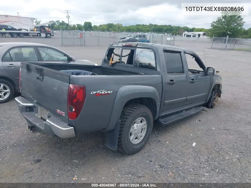 1GTDT43EX88208696 2008 GMC Canyon Sle2