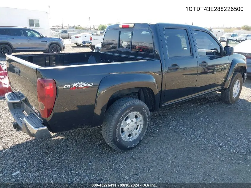 1GTDT43E288226500 2008 GMC Canyon Sle2