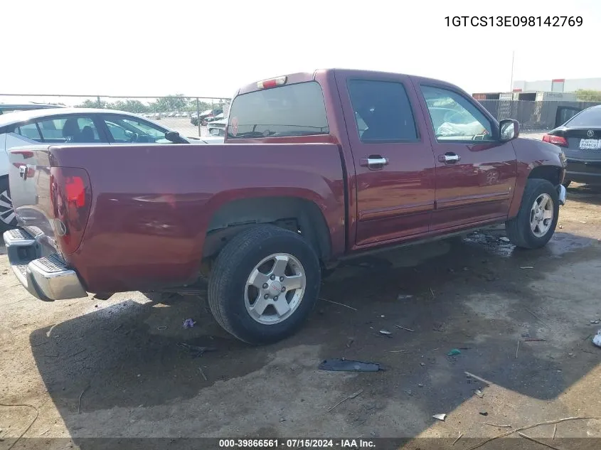 1GTCS13E098142769 2009 GMC Canyon Sle1