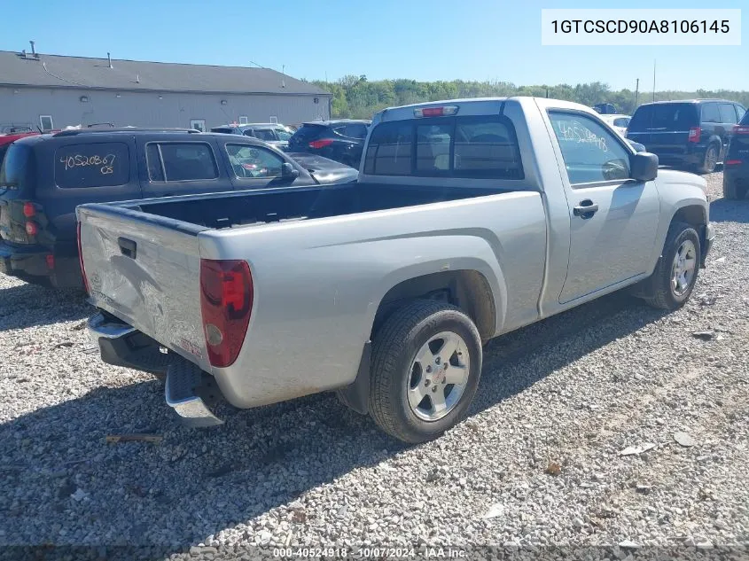 1GTCSCD90A8106145 2010 GMC Canyon Sle