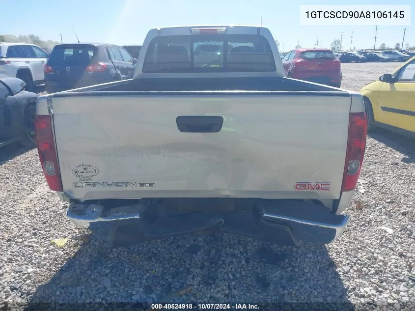 1GTCSCD90A8106145 2010 GMC Canyon Sle