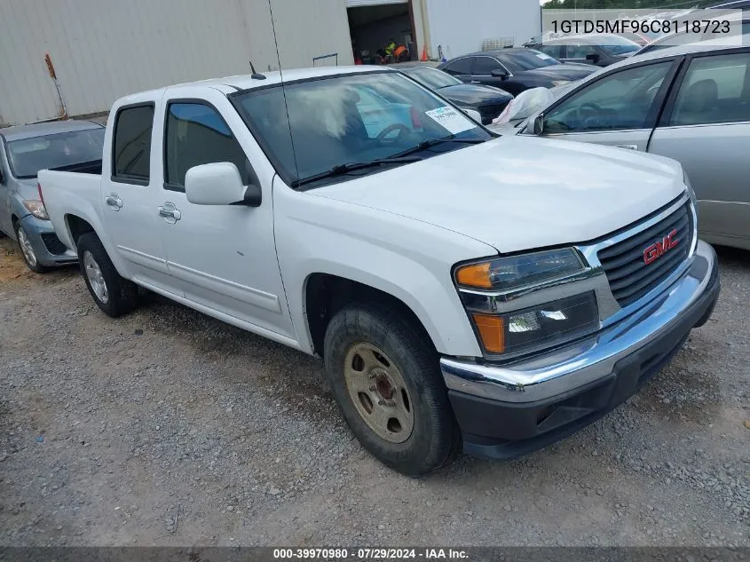 1GTD5MF96C8118723 2012 GMC Canyon Sle1