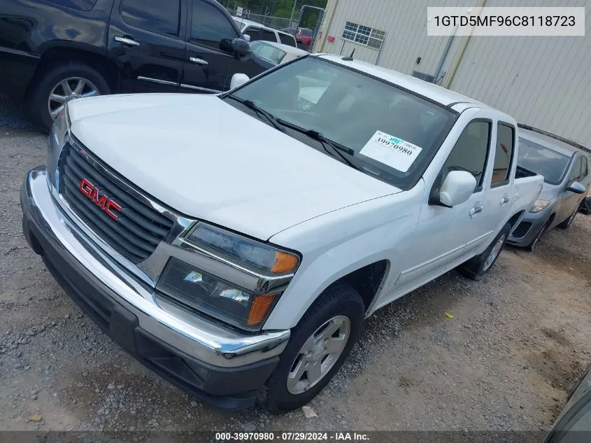 1GTD5MF96C8118723 2012 GMC Canyon Sle1