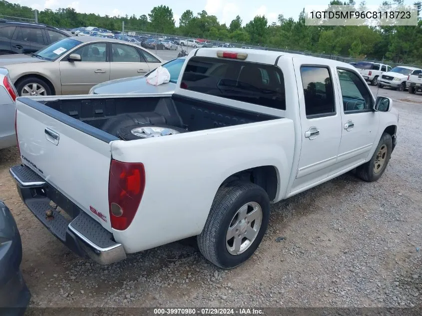 1GTD5MF96C8118723 2012 GMC Canyon Sle1