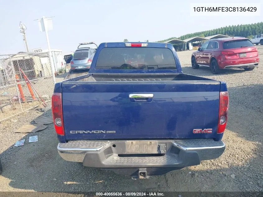 1GTH6MFE3C8136429 2012 GMC Canyon Sle