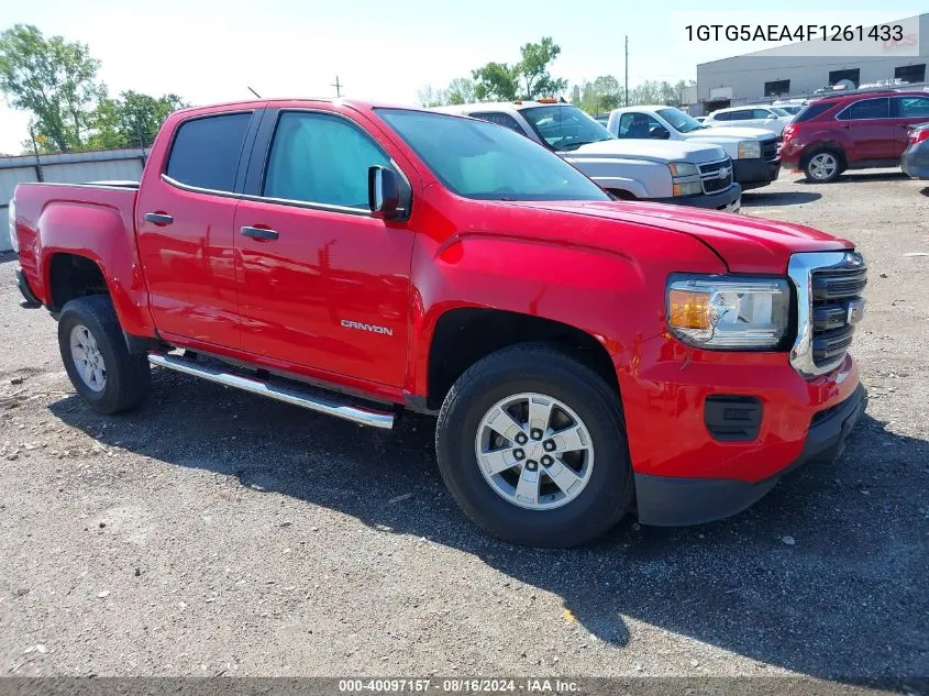 1GTG5AEA4F1261433 2015 GMC Canyon