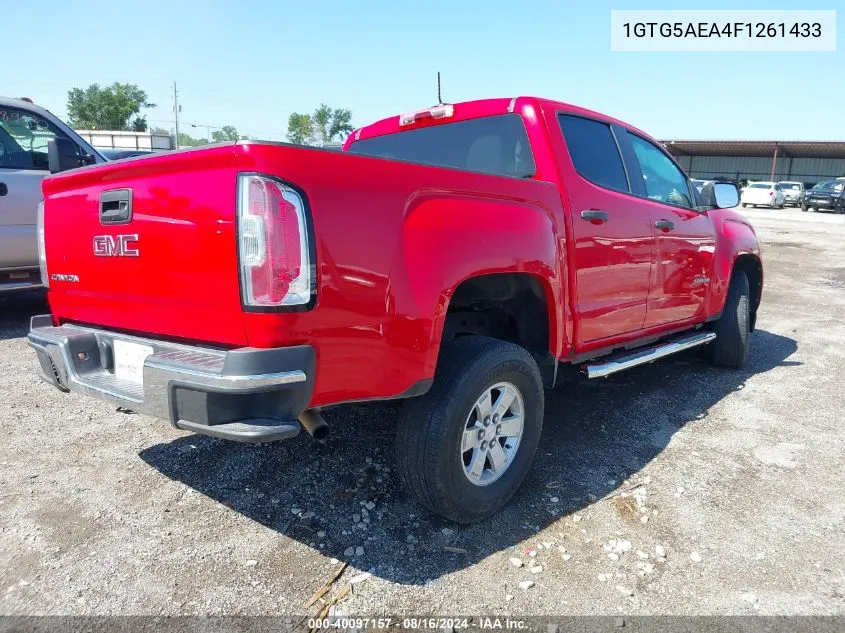 1GTG5AEA4F1261433 2015 GMC Canyon