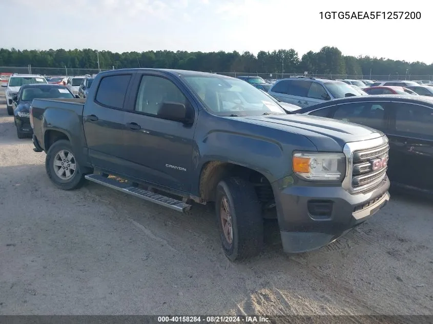 1GTG5AEA5F1257200 2015 GMC Canyon