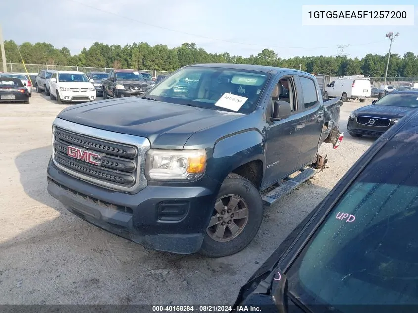 1GTG5AEA5F1257200 2015 GMC Canyon