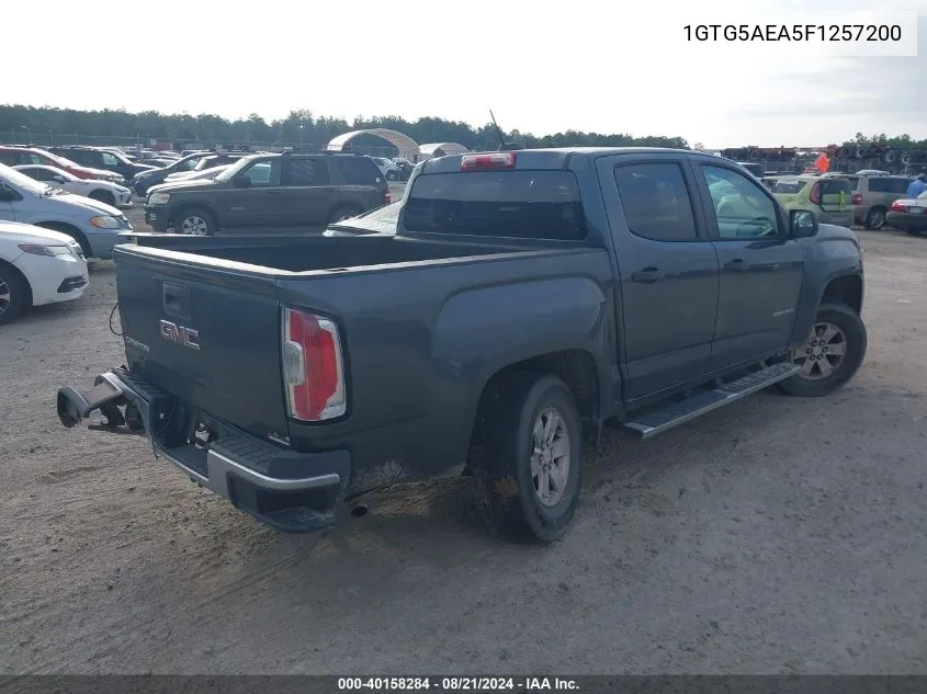 1GTG5AEA5F1257200 2015 GMC Canyon