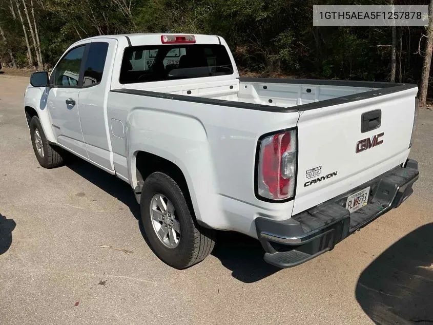 1GTH5AEA5F1257878 2015 GMC Canyon