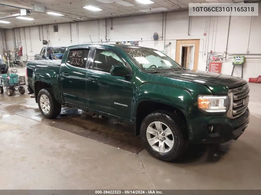 1GTG6CE31G1165318 2016 GMC Canyon Sle