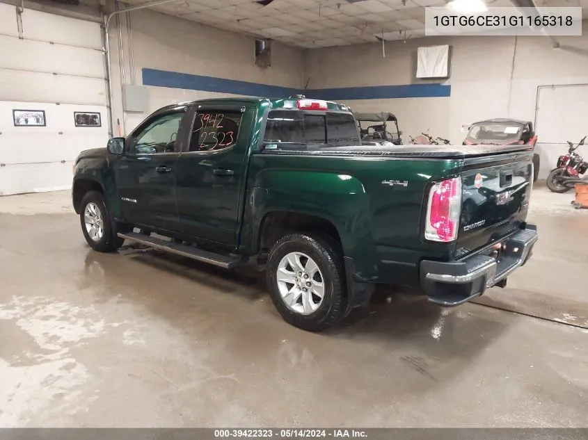 1GTG6CE31G1165318 2016 GMC Canyon Sle