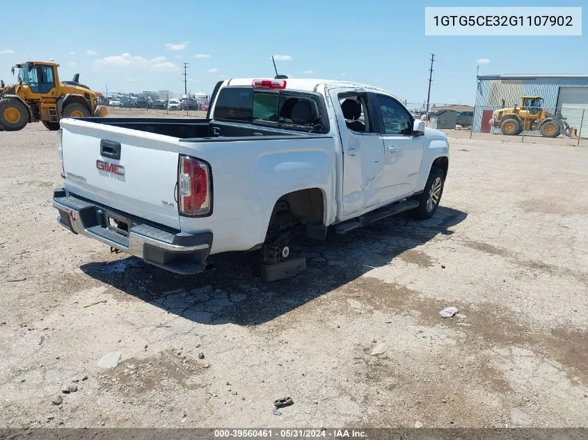 1GTG5CE32G1107902 2016 GMC Canyon Sle